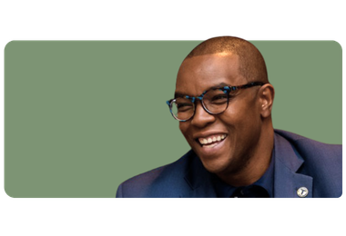 Community leader engaged in group exercise